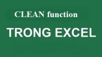 Hàm CLEAN function trong excel