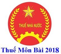 Mức đóng lệ phí môn bài năm 2018 mới nhất
