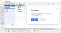 Xác nhận dữ liệu với Google Sheets
